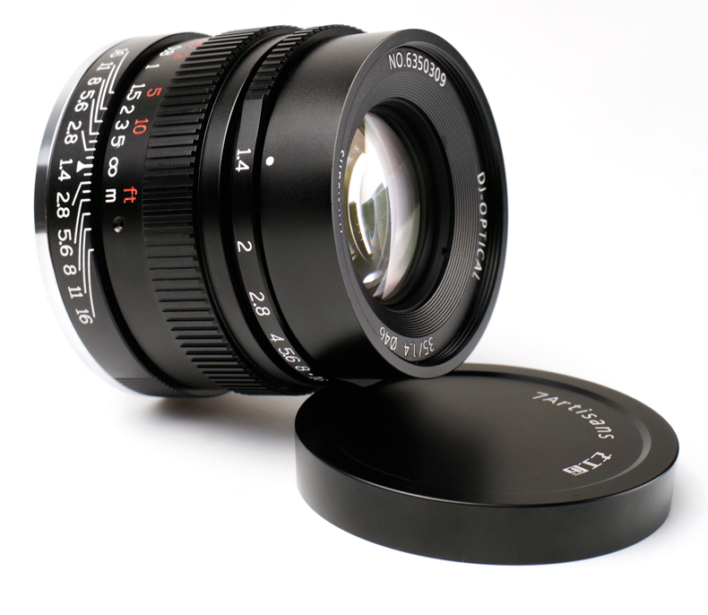 7artisans 35 мм F1.4 профессиональной фотографии Полнокадровый крышка на объектив камеры с фиксированным фокусом AF объектив для камеры SONY E-mount