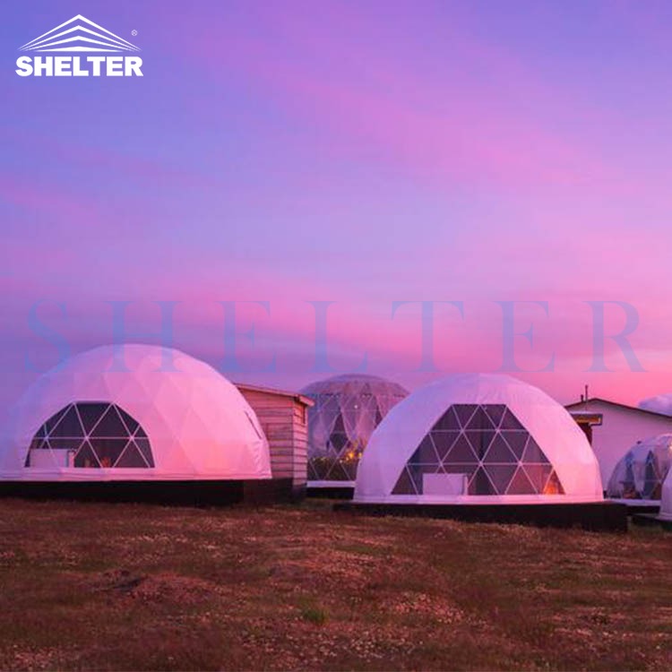 Clear Glamping Dome 6m Geodesic Domes for Sale for Philippines