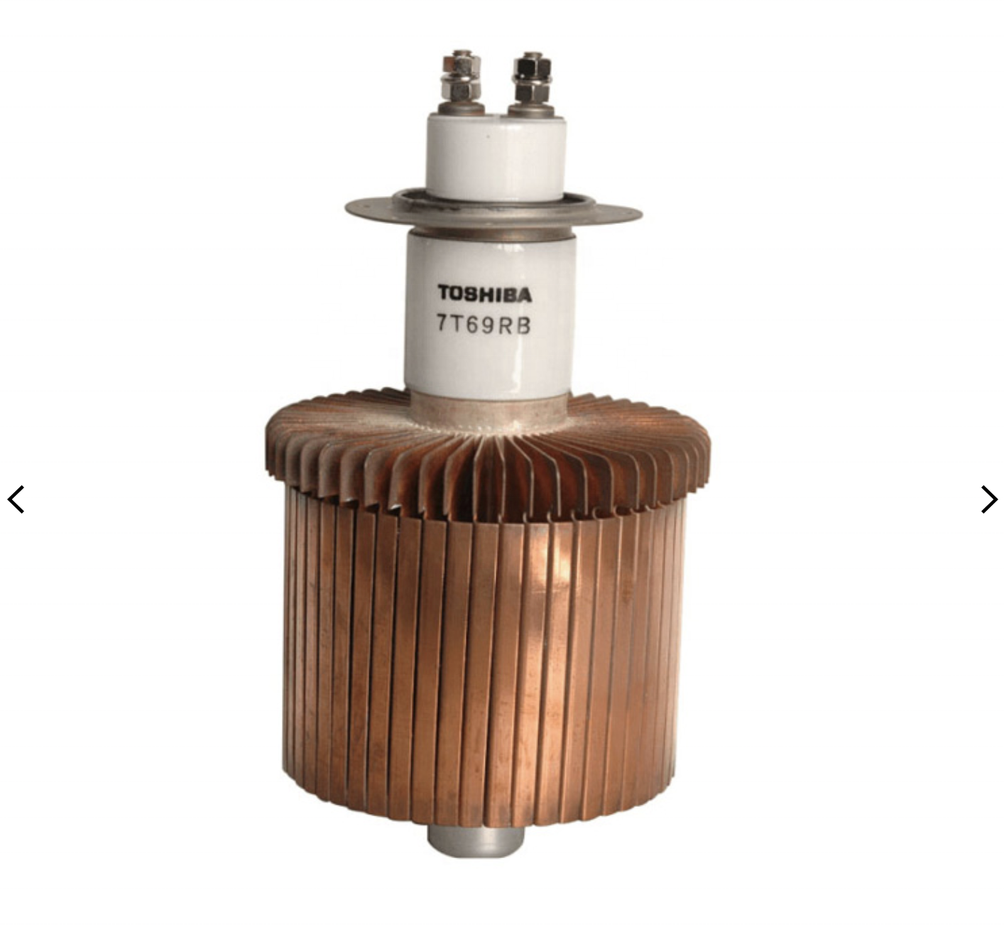 8kw toshiba 7t69rb high frequency oscillator tubes