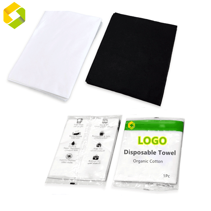 Organic 100% Cotton Disposable face towel salon bath sheets hair barber shop guest other massage products disposable towel