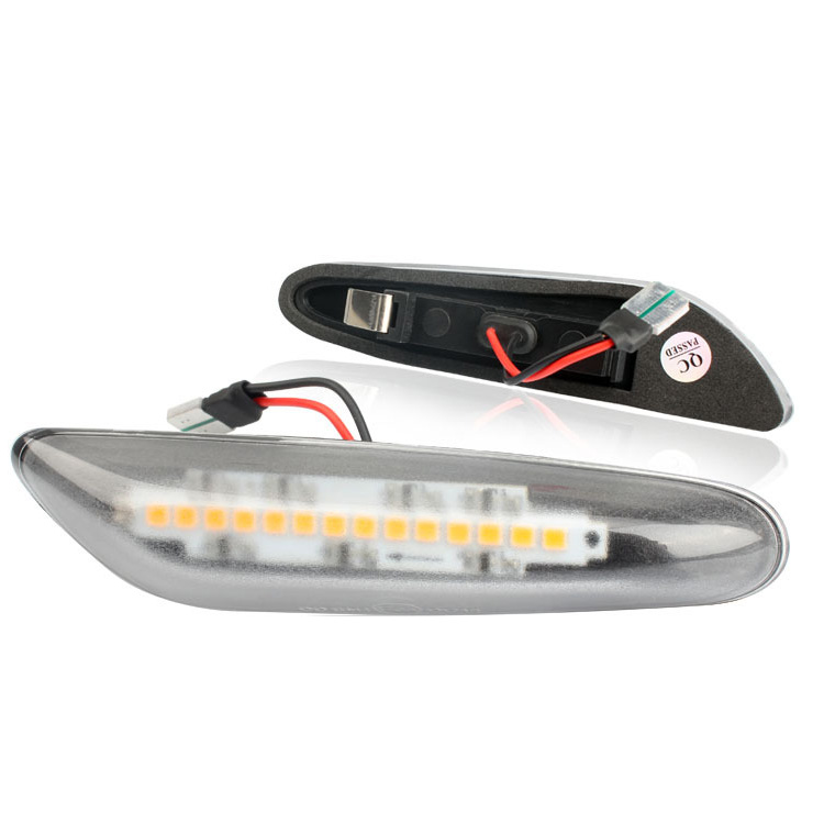 Sequential LED Side Mirror Turn Signal Lights for BMW 1/3/5 Series E46 E60 E87 E90 E92 X1 X3 LED Turn Signal mirror Lights