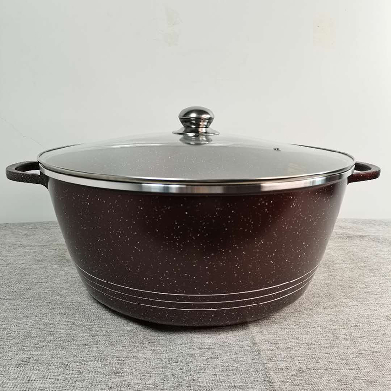 Производители кухонной посуды кухонная посуда гранитная Изолированная алюминиевая посуда кастрюля Индукционная