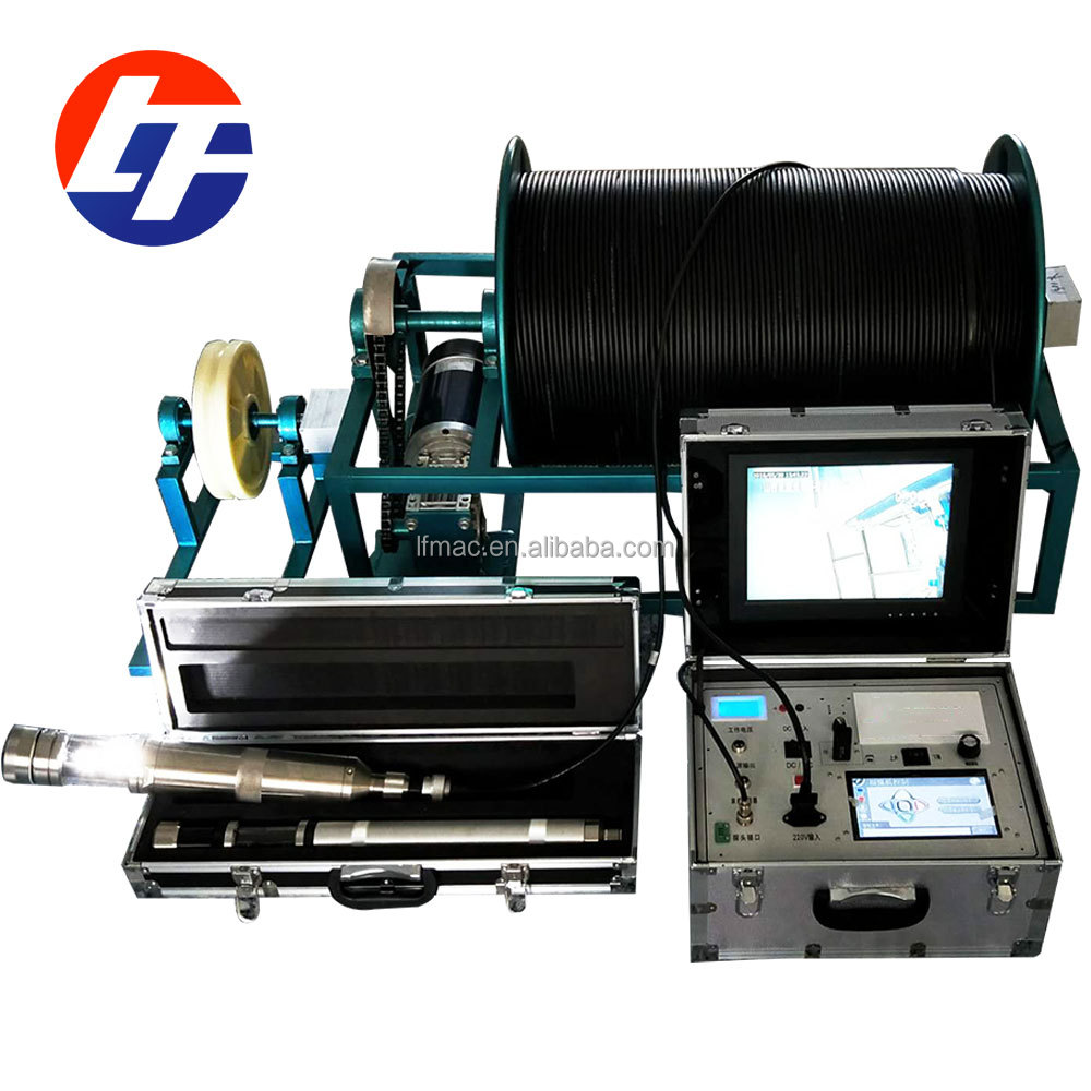 Deep Used Cctv Downhole Cameras Borehole Water Inspection System For Side And Central Viewing Well Camera