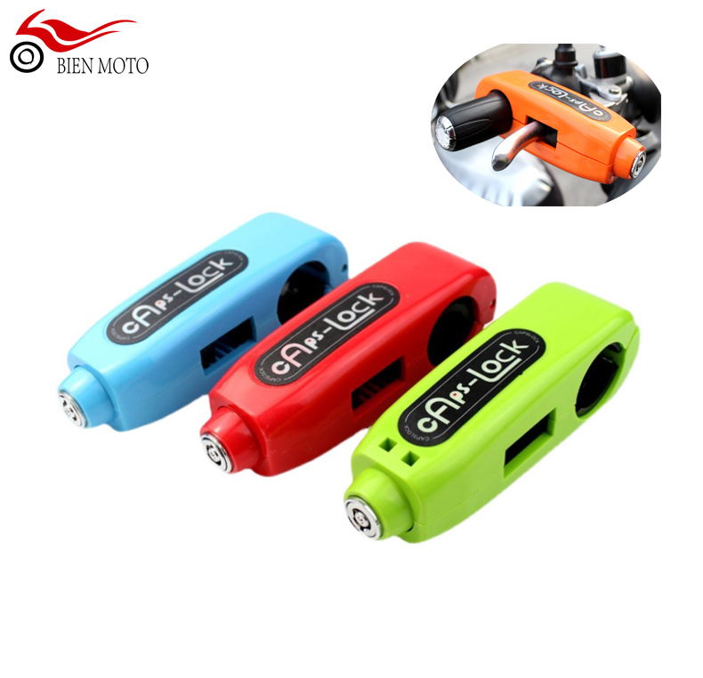 Newest Bike Scooter Motorcycle Lock Scooter Handlebar Throttle Lock Security Lock Motorcycle Accessories for Most Scooter