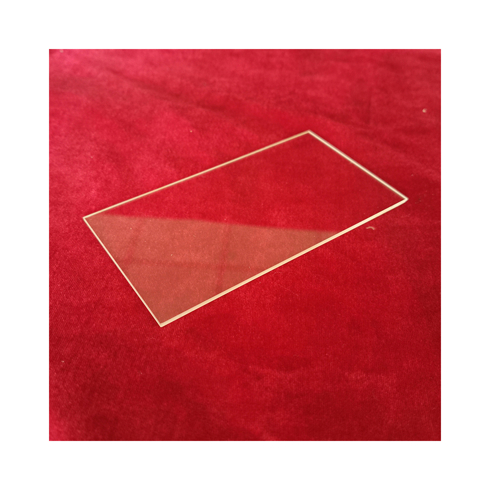 Factory Price Customised 99.99% Pure Quartz Optical Quartz Plate with Slotted Quartz Plate Custom