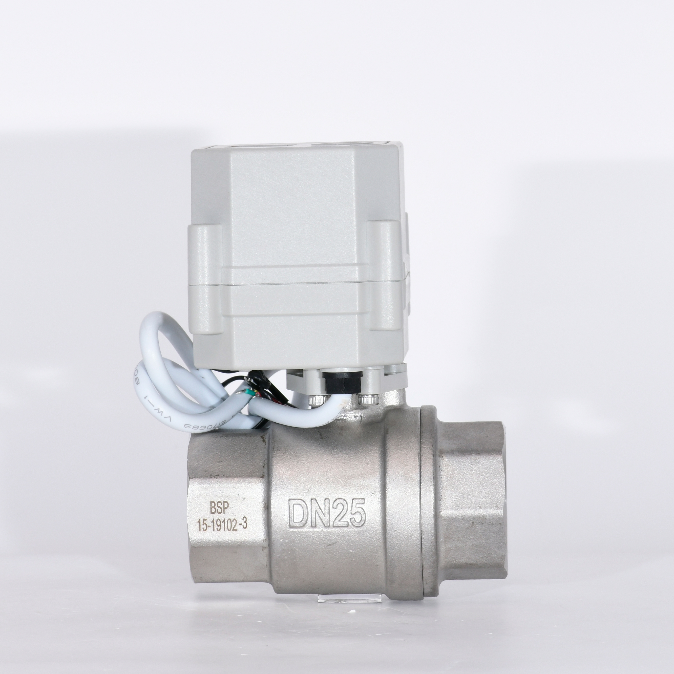 Шаровой кран V типа BSP/NPT 3/4 'DC9-24V 4-20 мА 0-5 в 0-10 В Входной сигнал SS304 моторизованный шаровой кран