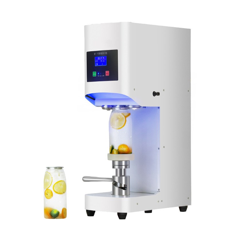 40-85mm Adjustable Diameter Bubble Tea Plastic Aluminum Seal Tin Seamer Cans Canning Sealer/beer Can Sealing Machine Automatic