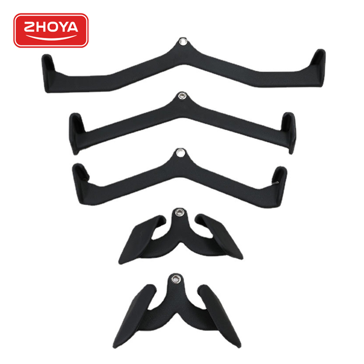 Wholesale 5pcs set Weight Lifting Mag Grips Gym Handle Cable For Fitness Body Building Mag handle Bar
