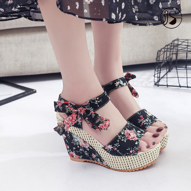Roman shoes slippers for women flower design Women's Slippers