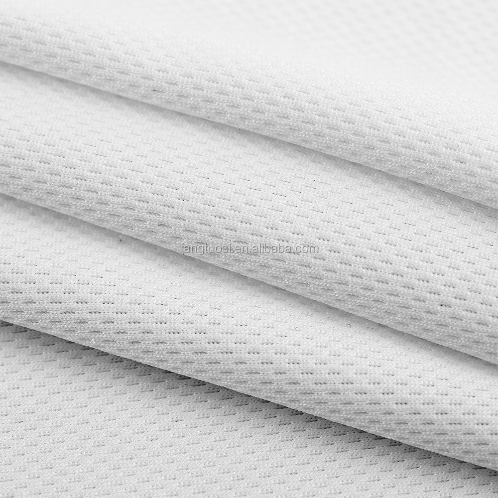 White bird eye mesh eyelet mesh fabric