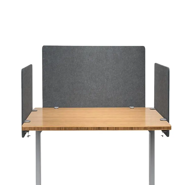 OEM Recyclable PET Acoustic Office Desk Screen Eco-friendly Polyester Acoustic Partition Soundproof PET Acoustic Privacy Panel