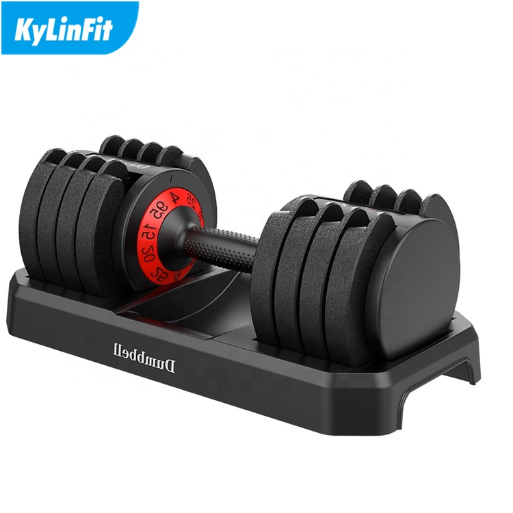Портативные металлические регулируемые гантели Kylinfit, гимнастический тренажер, регулируемые гантели для тренировок, 20 кг, 24 кг, 32 кг, на продажу
