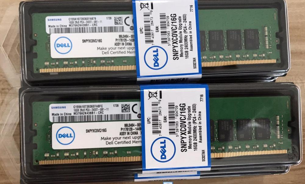 Заводская цена DELL 32 Гб Ram DDR4 2RX4 2400 МГц Серверная память