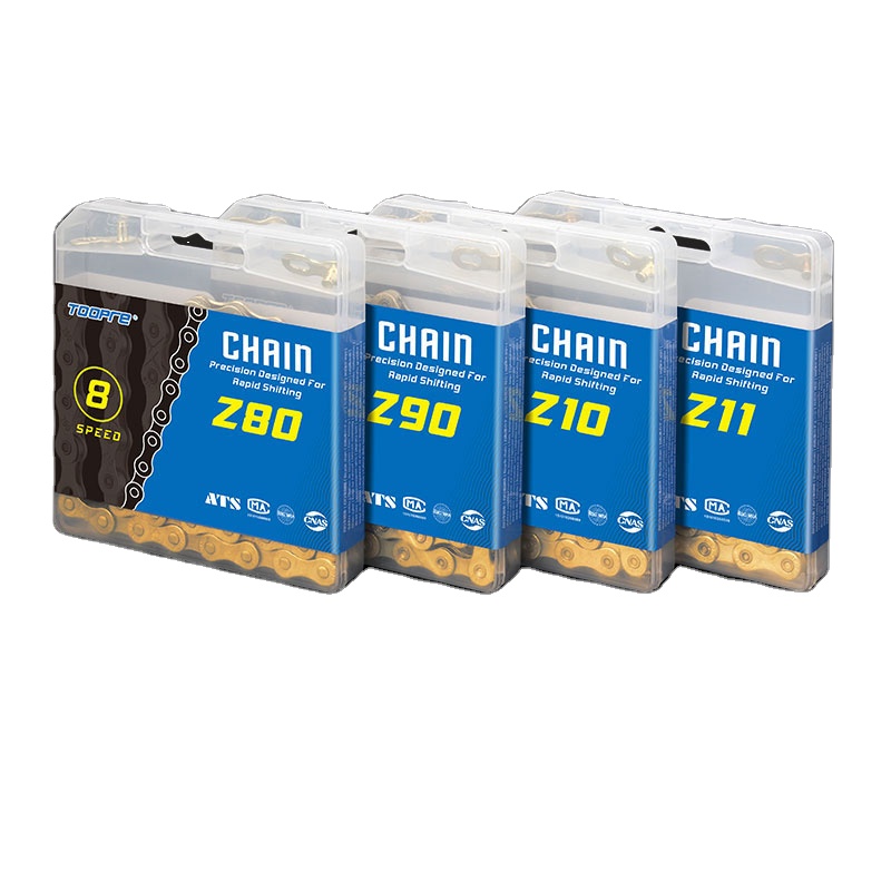 Bike Golden Chain Bike 8 Speed 9 10 11s Variable Speed Chain Full Plating Anti-Rust Bicycle Chain