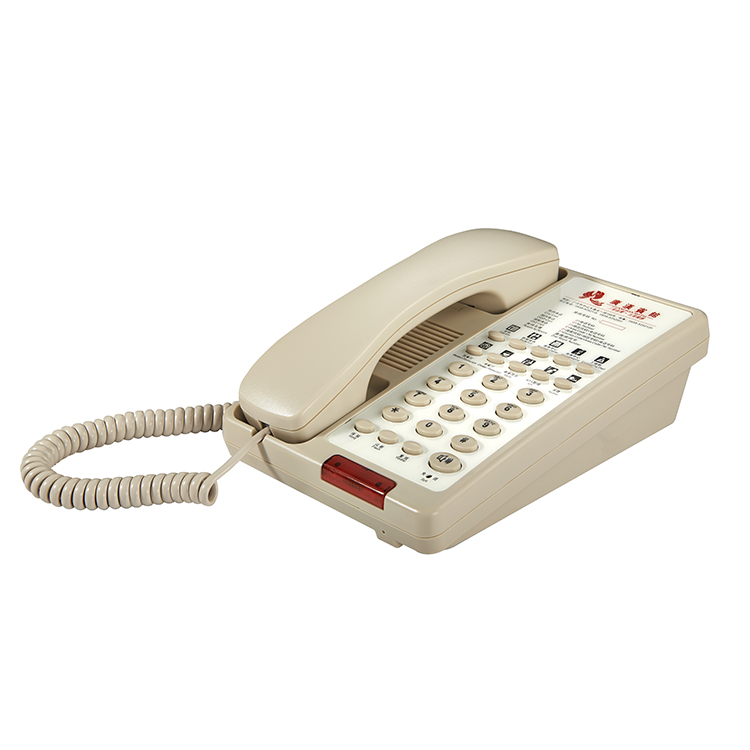 Отель стационарный Caller Id кнопки громкоговорителя стационарный телефон с функцией Мути для отель телефон черный/бежевый EXSN-0001 30 шт.