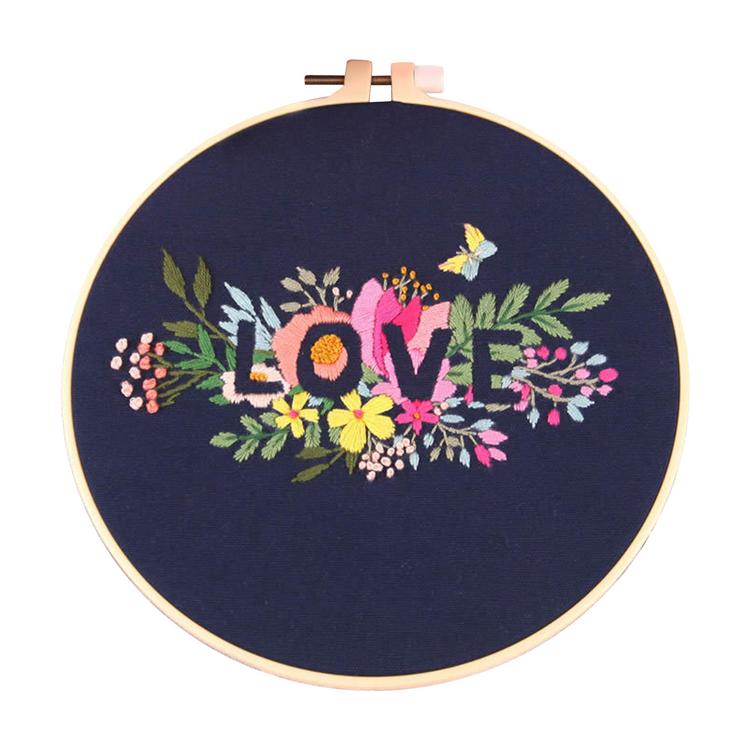 Cross Stitch Kit Meaningful DIY Embroidery Art Gift Punch Needle Cross Stitch Kits Embroidery Set Beginner