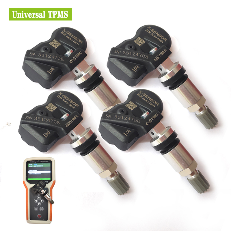 Autel 433 МГц 315 МГц датчик шин монитор автозапчасти Универсальный tpms программатор контроля давления в шинах датчики для 98% всех автомобилей