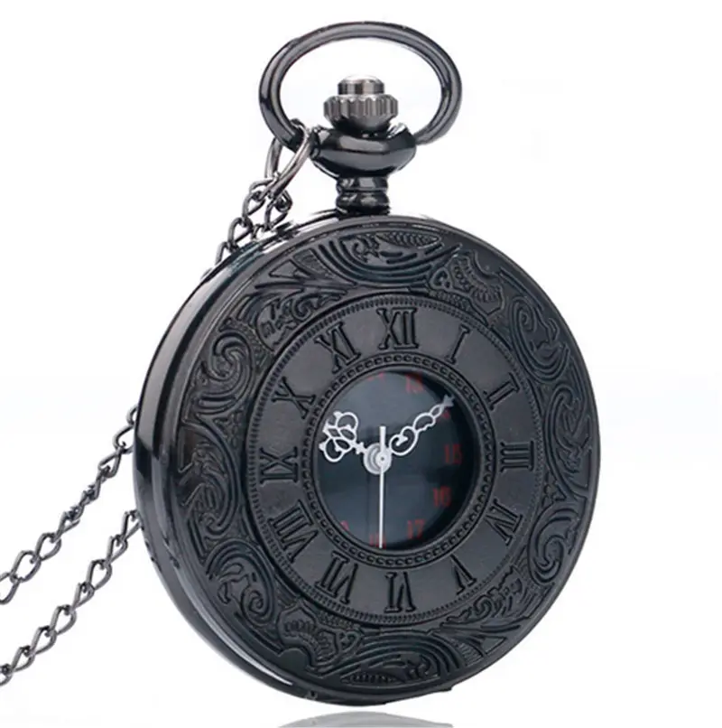 Часы кварцевые карманные унисекс, стильные винтажные Ретро-часы с откидной крышкой, с подвеской, полые, черные, бронзовые, серебристые, золотистые, подарок в различных стилях
