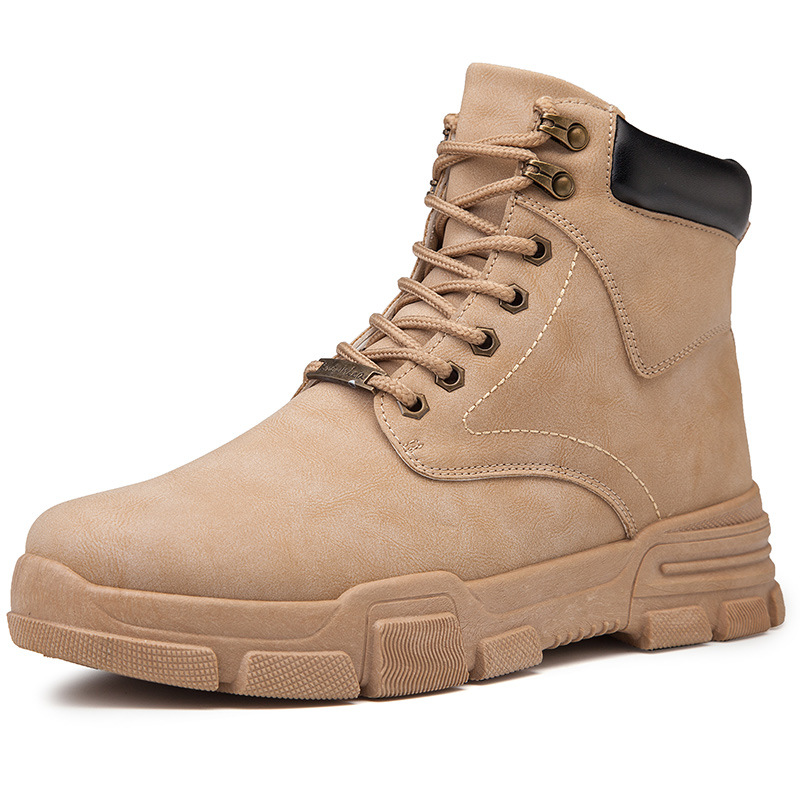 2021Leather Shoes Work Boots Classic Boots Men Waterproof and keep warm High Quality Shoes Men Winter Boots