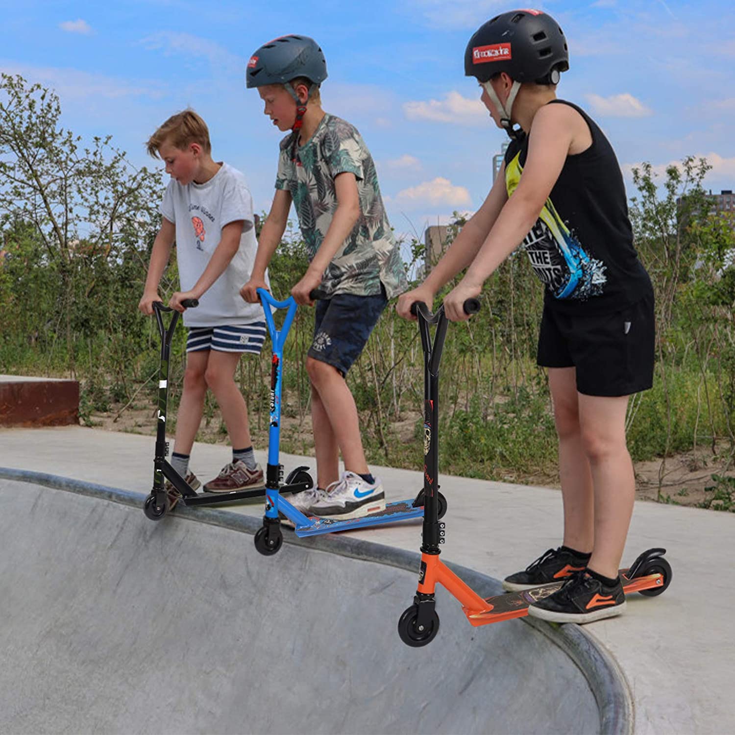 Aluminum Alloy PU Wheels Pro 360 freestyle Adult Stunt Scooter with Two Wheels