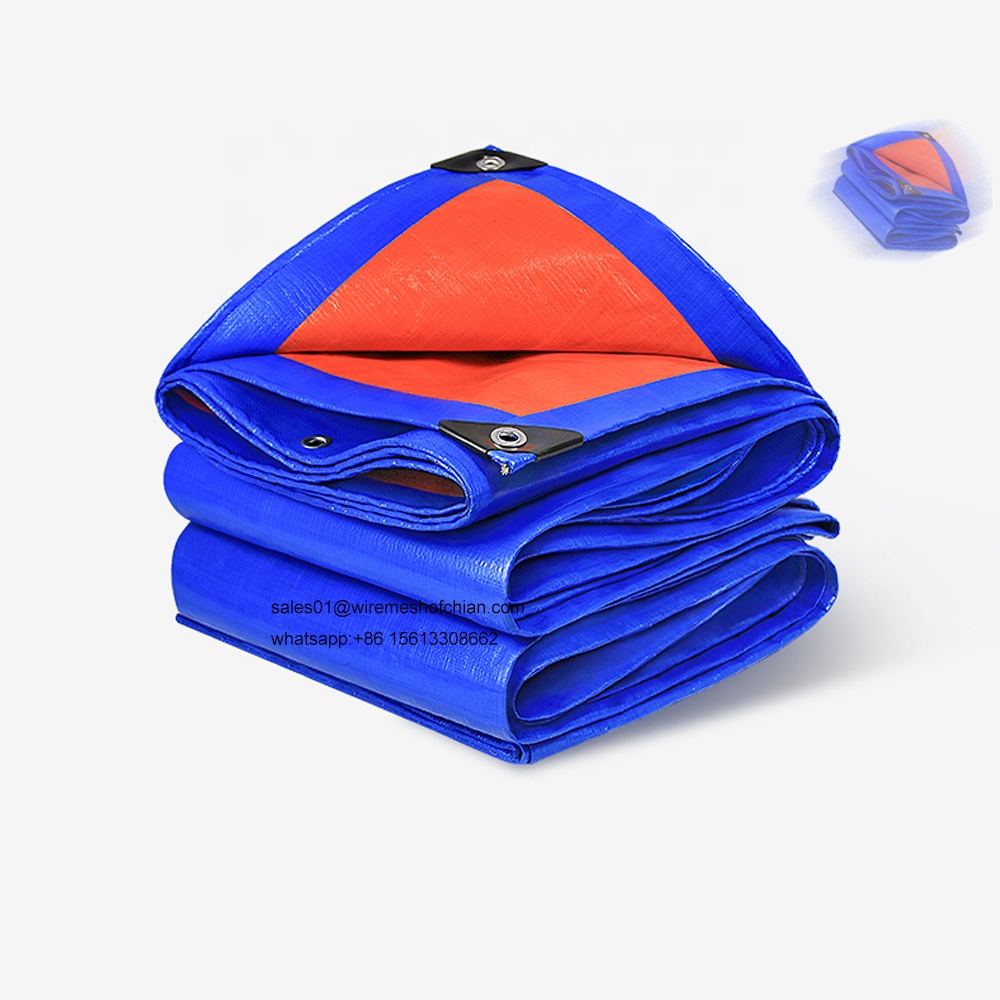 durable outdoor waterproof pe tarpaulin for cover tarp / sun shade plastic woven fabric rain prevent tent