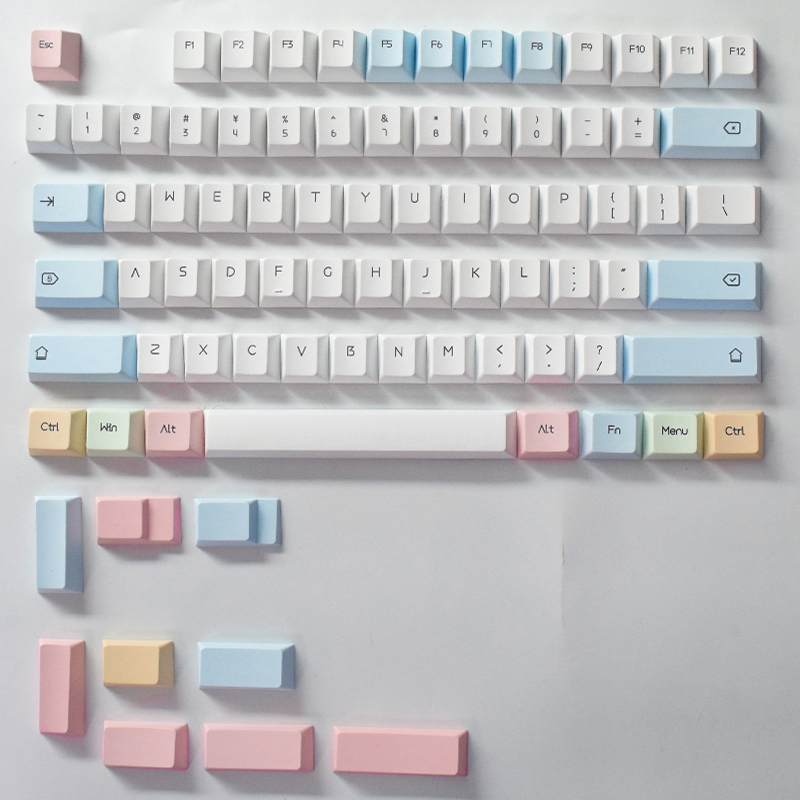 AFLION заводская цена крутые персональные брелки механическая клавиатура Keycap 87/104/108 клавиши Pbt набор
