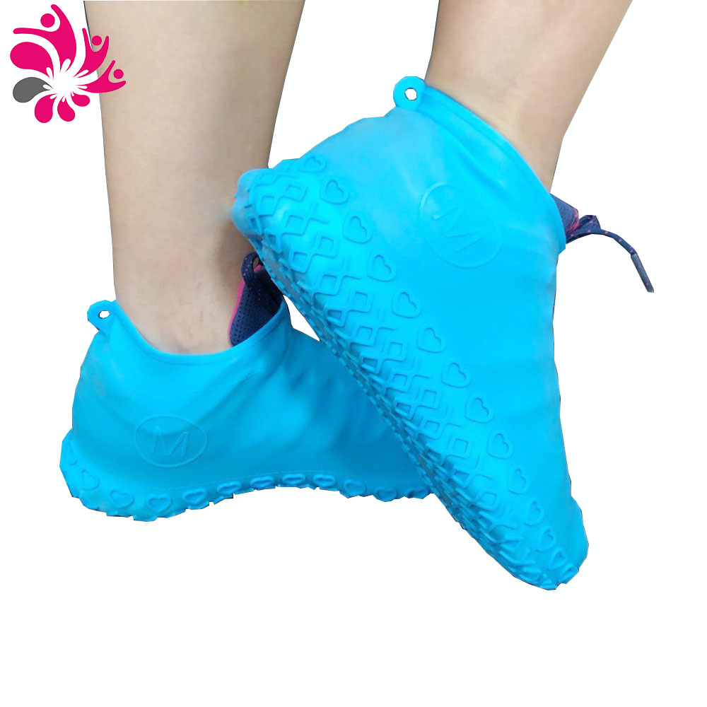Reusable Anti Slip Silicone Rain Boots Rubber Silicone Shoes Cover