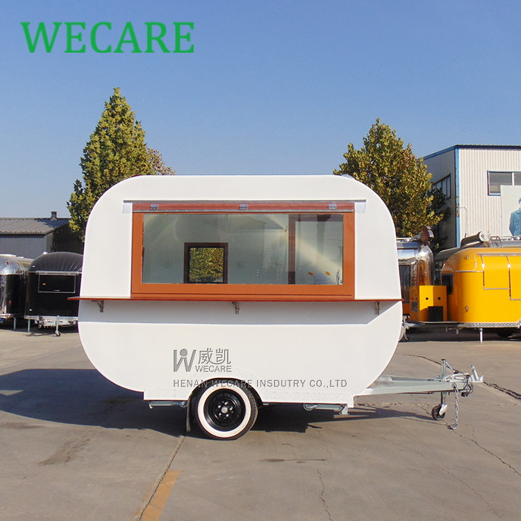 Wecare EEC valid new style fast food trailer mobile food truck for sale