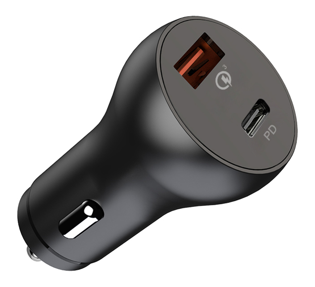 18 Вт QC 3,0 usb Cargador & 18 Вт type-c pd power delivery Cargador автомобильное зарядное устройство 36 Вт