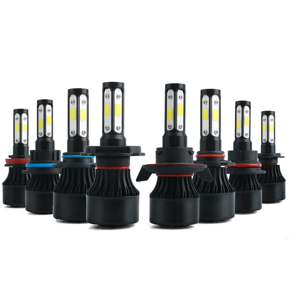 waterproof auto motorcycle h1 h3 h4 50w rgb m1 t1s 20000 lumen laser led car headlights bulbs fanless for headlight