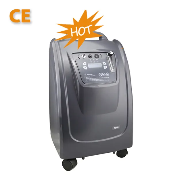 CE approved portable oxygen concentrator with pulse mode and continuous flow