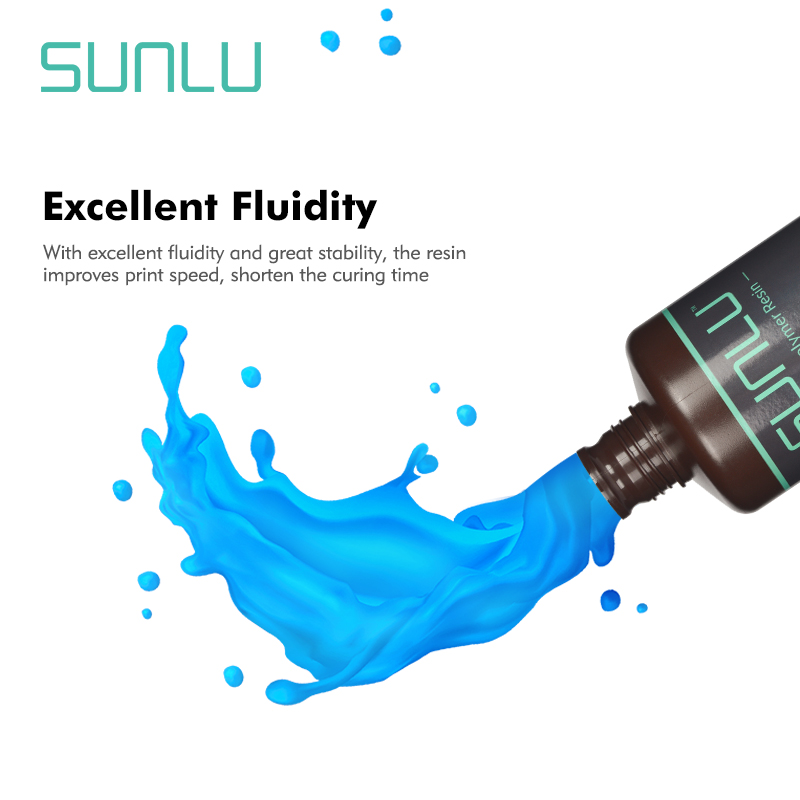 SUNLU 3d printer resin UV wavelength 405nm For LCD 3D Standard Photopolymer Resin print resin 1KG