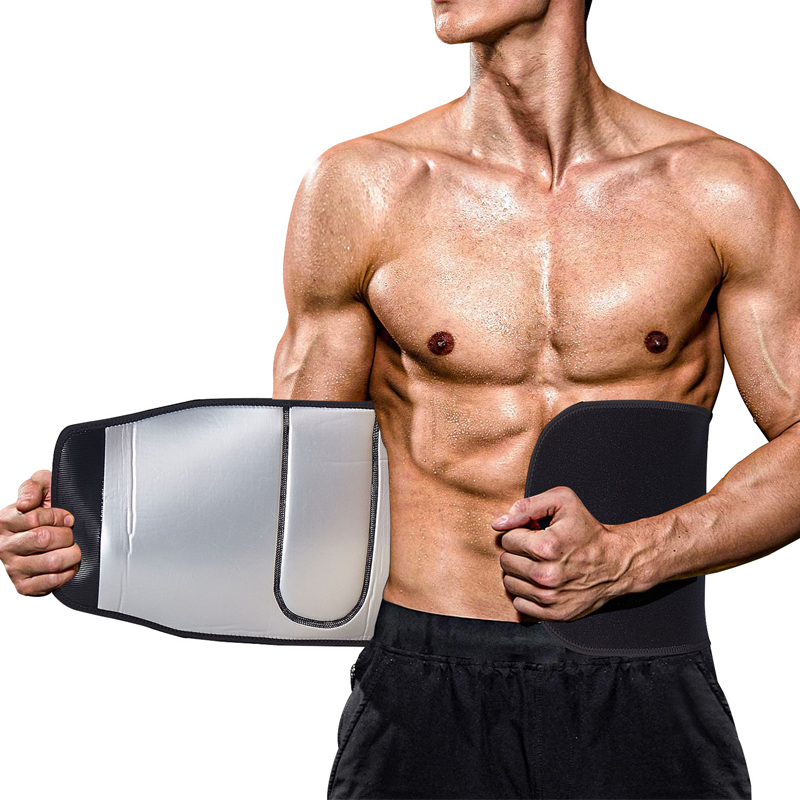 Mens Waist Trainer Neoprene Body Shaper Sauna Sweat Belly Slimming Corsets Burner Workout Stomach Fitness Trimmer Belt