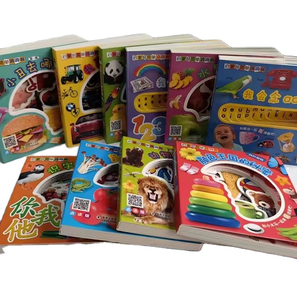 Hot Selling Practicality Customized Early Education Children Visual Fun Coloring Cave Printing book
