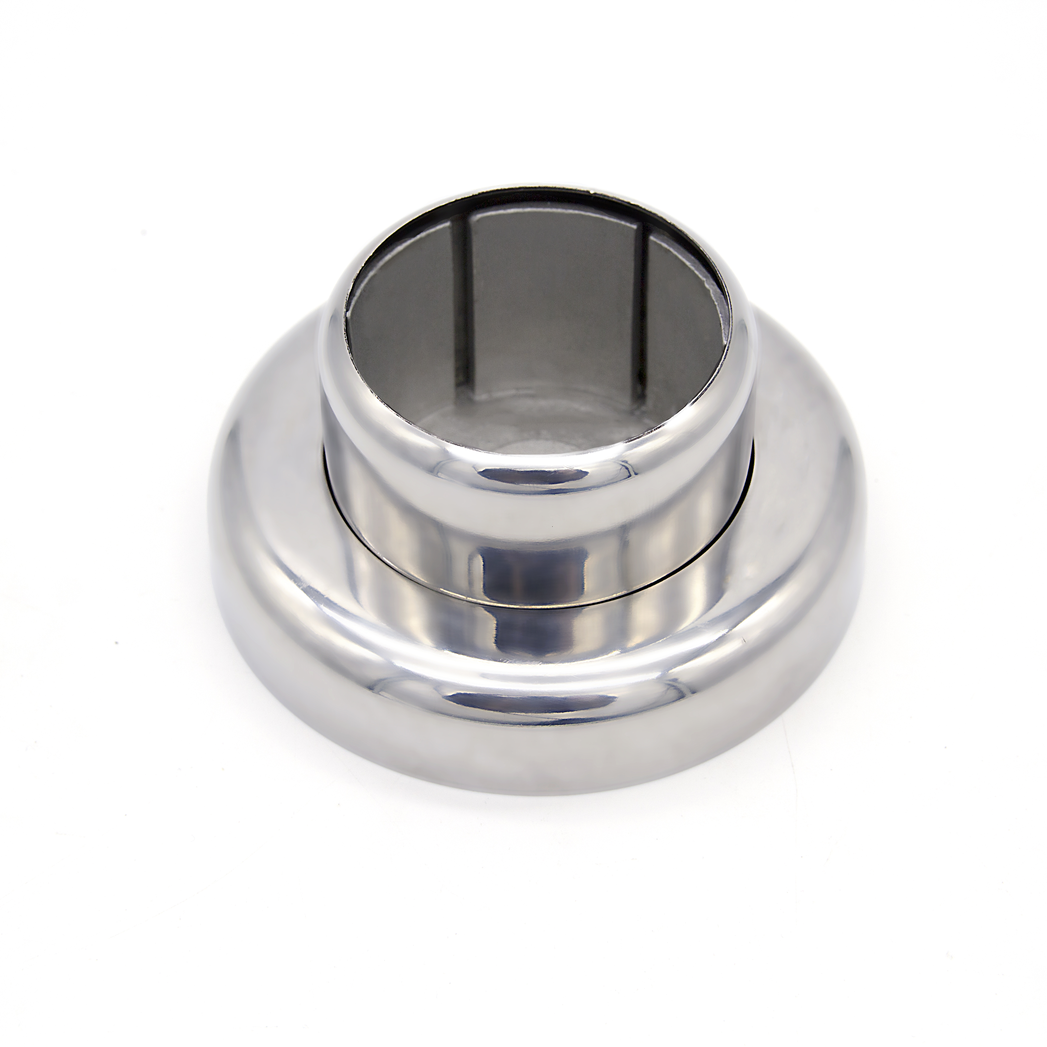304 or 316 stainless steel flange to wall with decoration chip outside