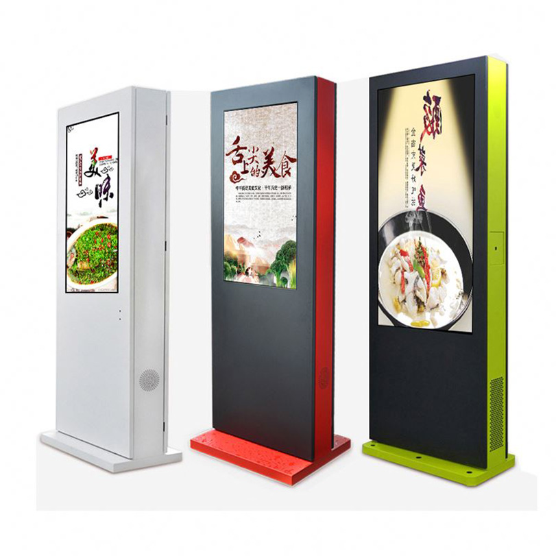 Selling Transparent 55 Inch 24 Hour High Brightness Outdoor Advertising Digital Signage Media Player Waterproof Lcd Monitor