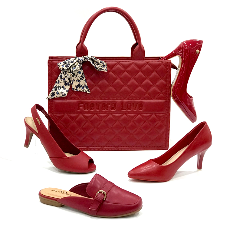 2021 г.; Оптовая продажа; Chaussures Talons Femme; Женские деловые модельные туфли; Женские туфли-лодочки; Комплект из сумочки на высоком каблуке для женщин