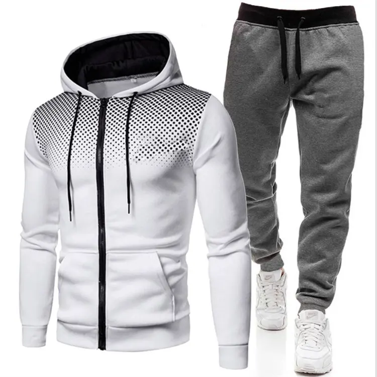 Men's Casual Wear And Latest Design Men Tracksuit With Long Sleeve Running Jogging Athletic Sports Set apparel stock