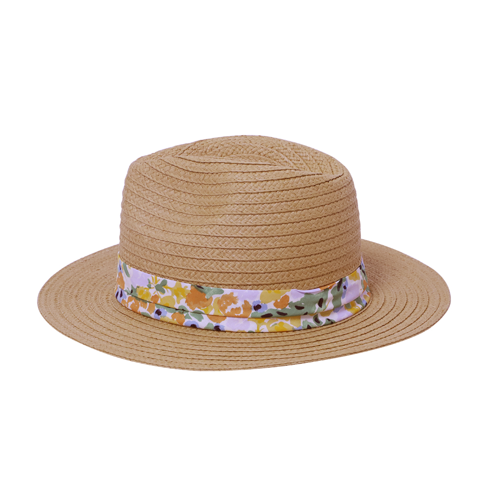 2020 new design high quality fashion short brim with beautiful ribbon panama straw hats