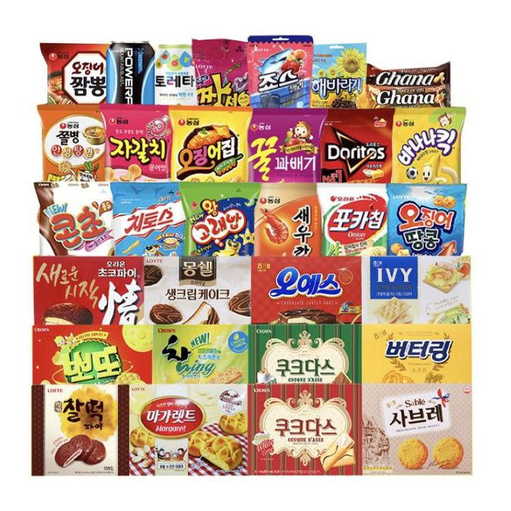 Korean Famous Asian Style Private Label, Multi Flavor Roasted, Quick и Simple Chewy, Best Price, cookies, Wafers, Biscuits, Snack