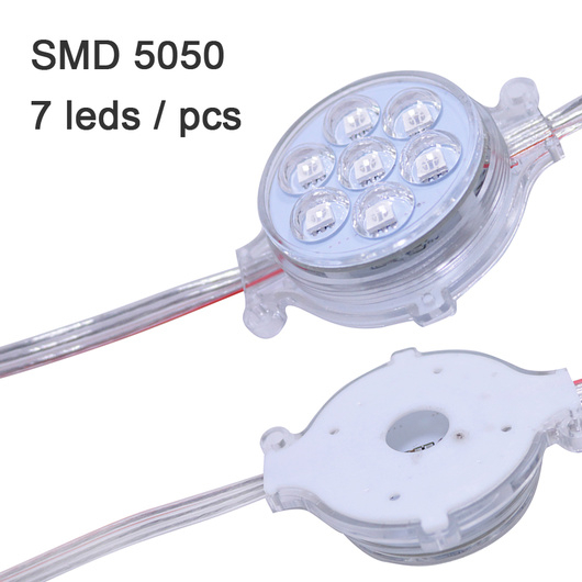 Многоцветный Цифровой funfair освещение 24 в водонепроницаемый развлечений rgb led pixel light