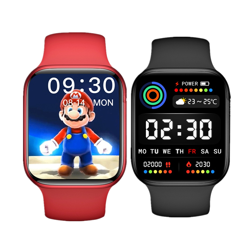 New Arrival Hw22+max SmartWatch Series 6 With Dual Button Support Wireless Charge Fitness Band Smart Watch Hw22 + max