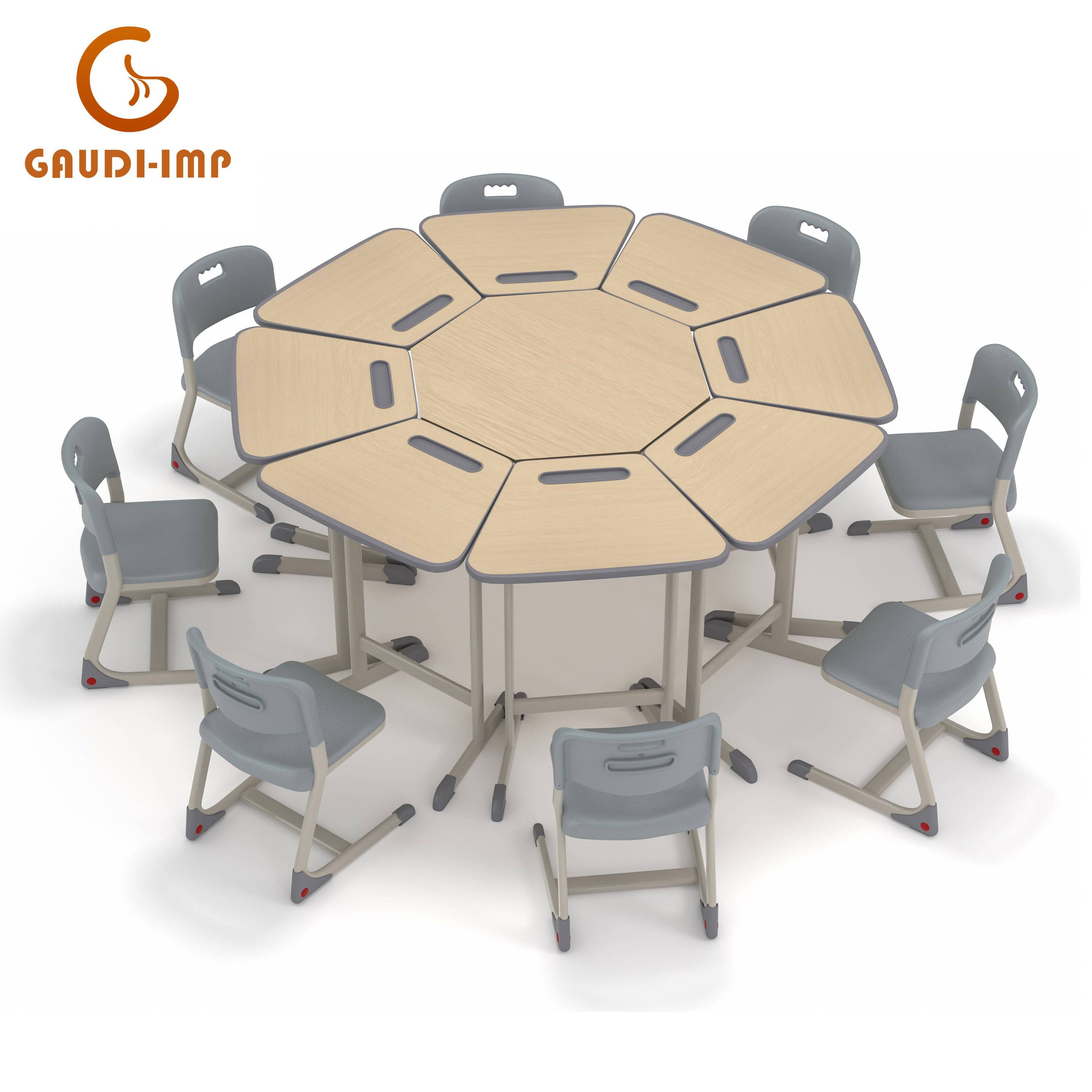 Factory outlet student Collaborative Desk and Chair Set for school and Classrooms group Activities popular in Asia Africa
