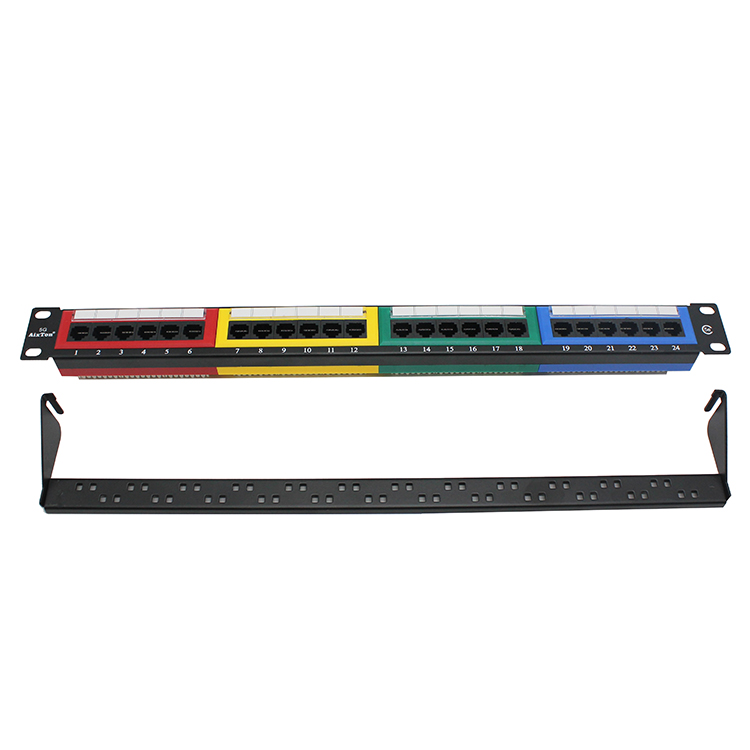 Сеть CAT6 UTP, FTP щит 12 24 48 портов пустой патч-панель RJ45 cat5 cat5e Cat6 cat6a cat7 модуль 1u 2u коммутационная панель