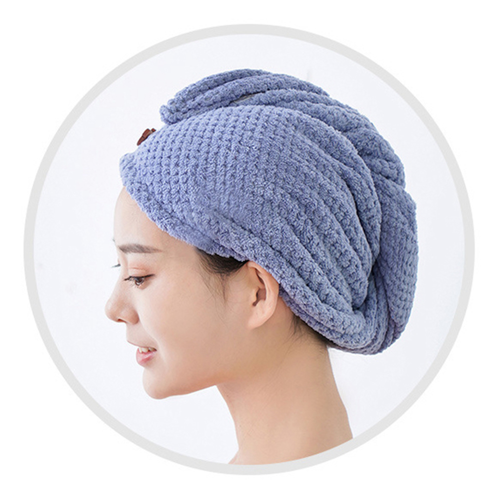 Dry Hair Caps Microfiber Quick Dry Shower Hair Caps Magic Super Absorbent Dry Hair Towel Drying Turban Wrap Hat Spa Bathing Caps