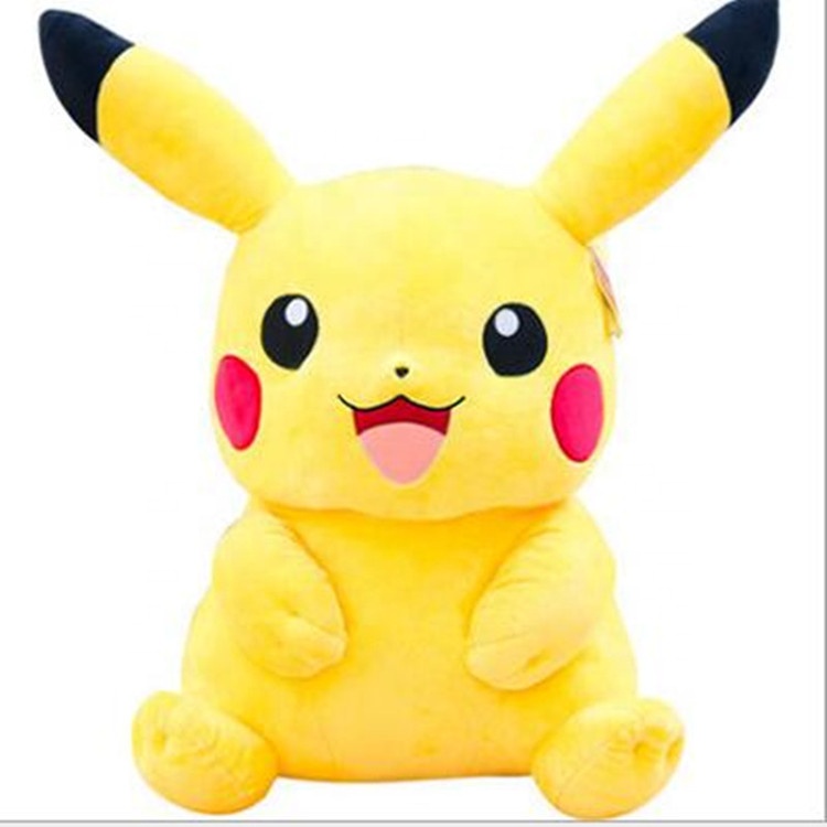 2021 Новый Дизайн Kawaii Аниме Пикачу Покемон Мягкие игрушки на заказ желтый милый покемон мягкие игрушки