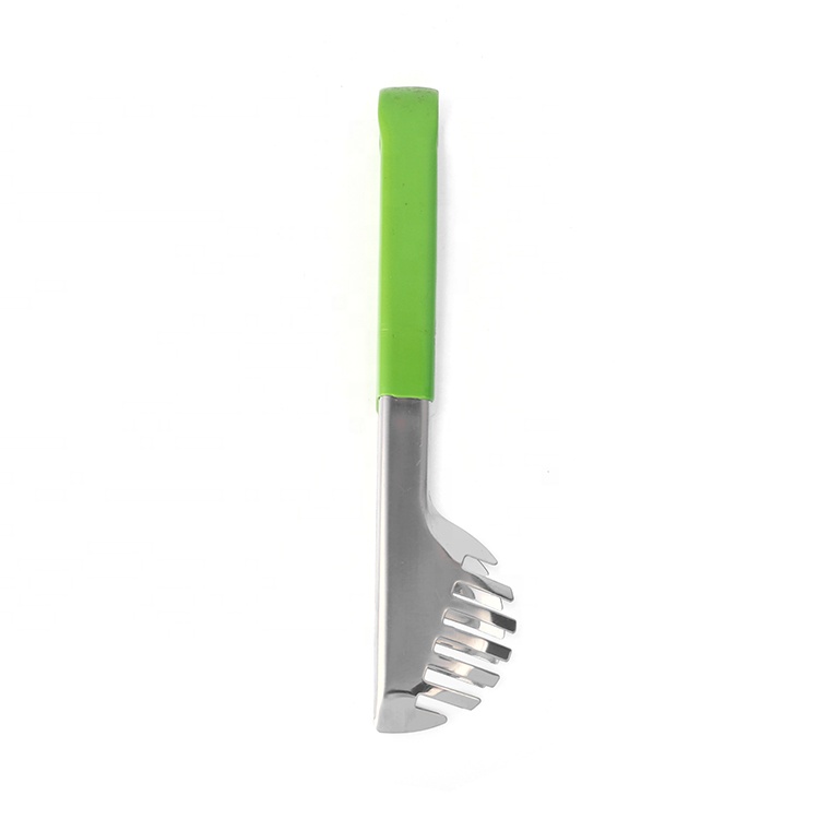 High quality kitchen tools salad barbecue buffet cooking PVC handle silicone stainless steel serving food tong