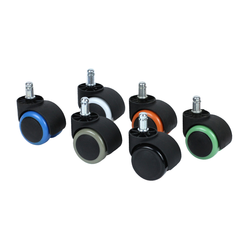 Silent for floors, including hardwood nylon springs, office chairs, PU edging swivel wheels