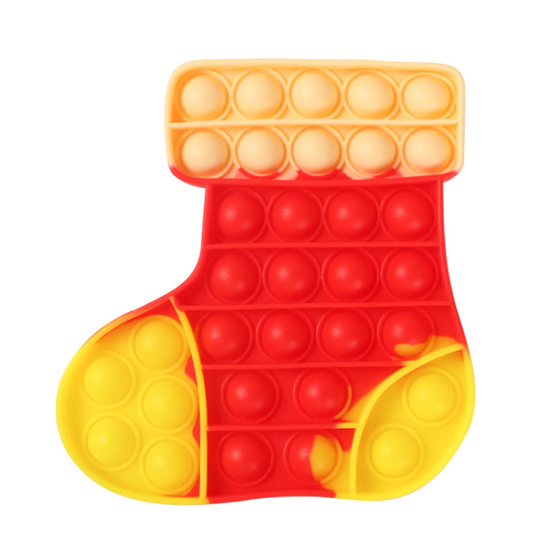2021 New Arrival Popper Christmas Fidgeted Advent Calendar Stress Relif Push Pops Bubble Fidgeting Toys Christmas Popping