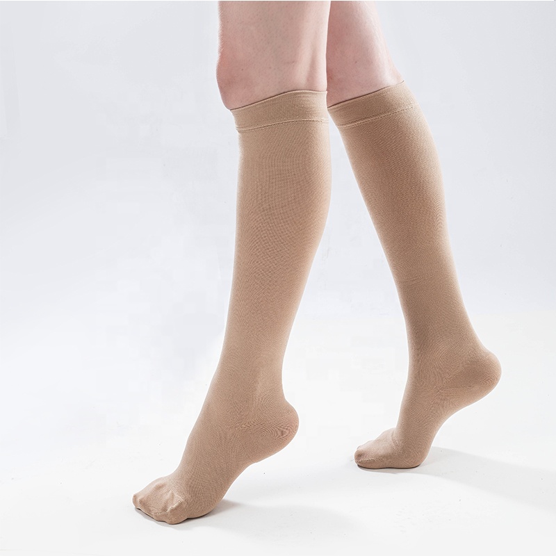 Medical grade compression socks open toe 20-30 mmHg for varicose veins